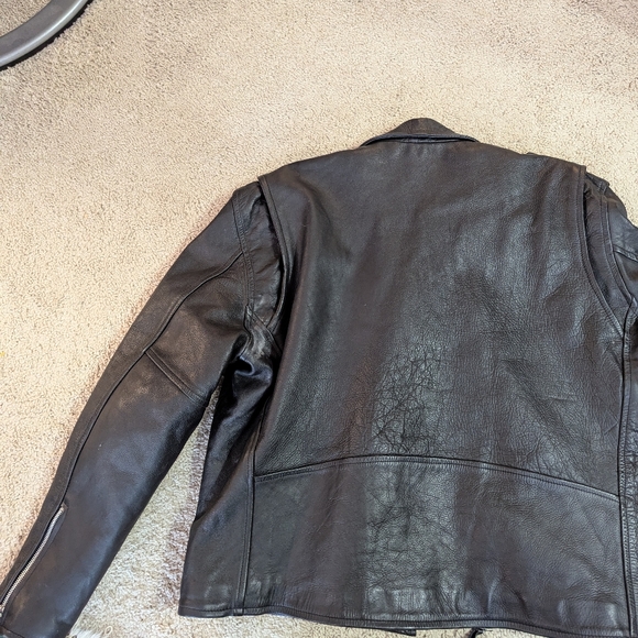 River Road Leather Jacket size 50 - Picture 6 of 6